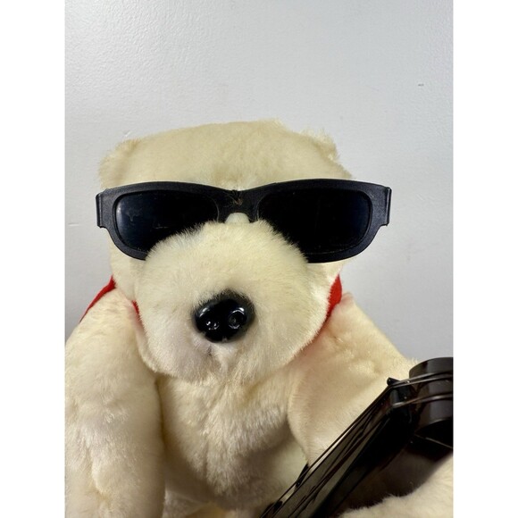 Vintage Coca-Cola Animated Jazz Polar Bear Playing 1990's  Jazz Music Coke - Picture 12 of 17